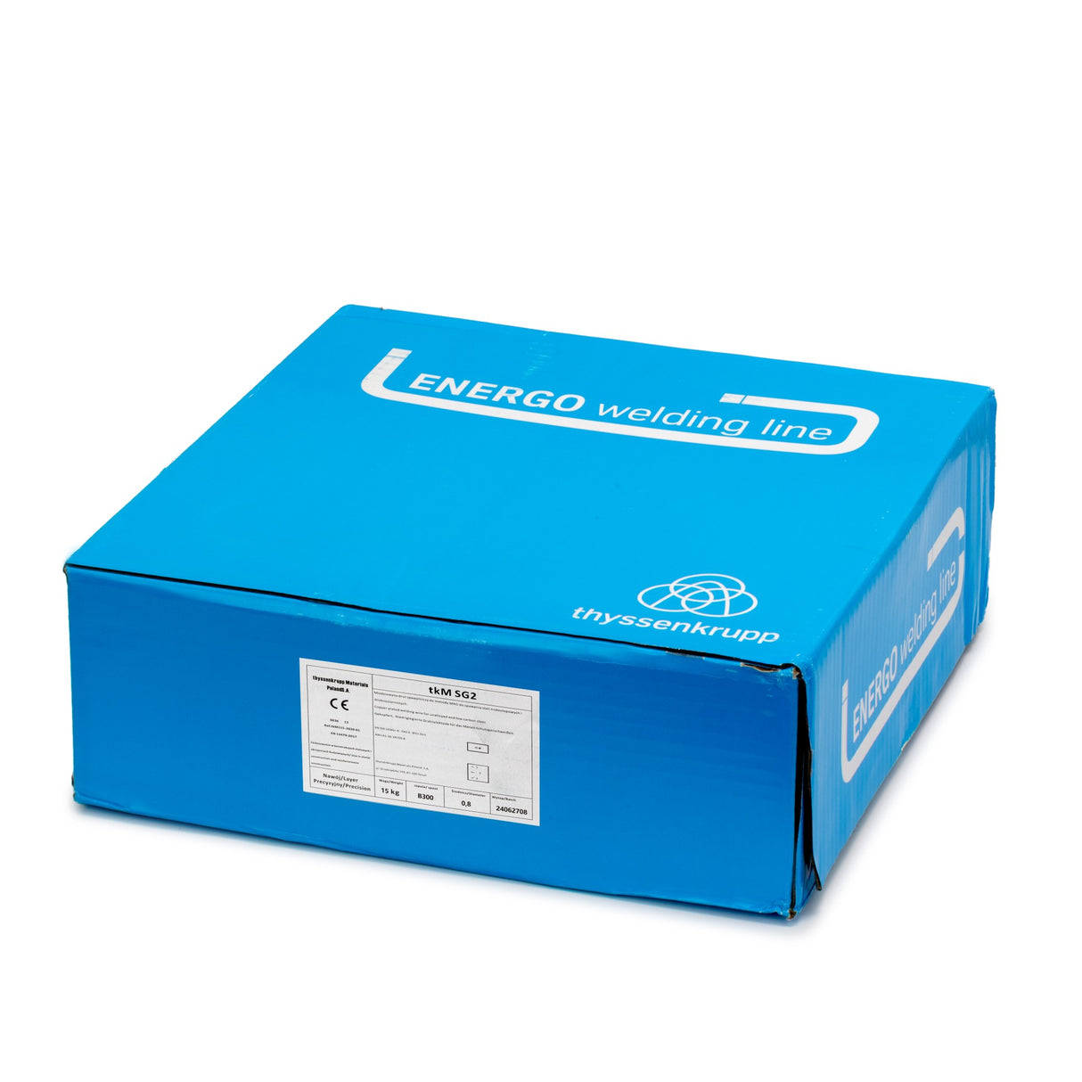 Opakowanie drutu do spawania SG2 marki TKM – szpula w kartonie