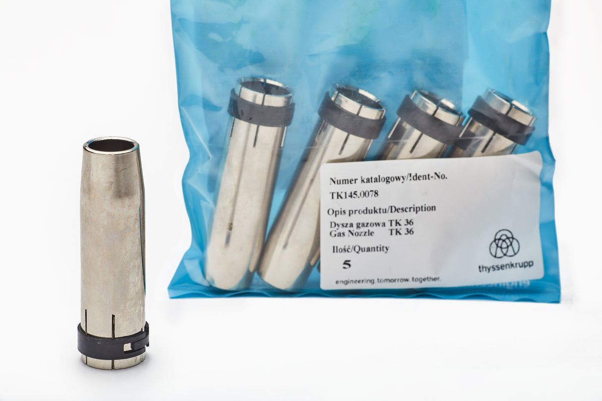 Oryginalne opakowanie dysz stożkowych MB 36 fi 16 mm marki thyssenkrupp