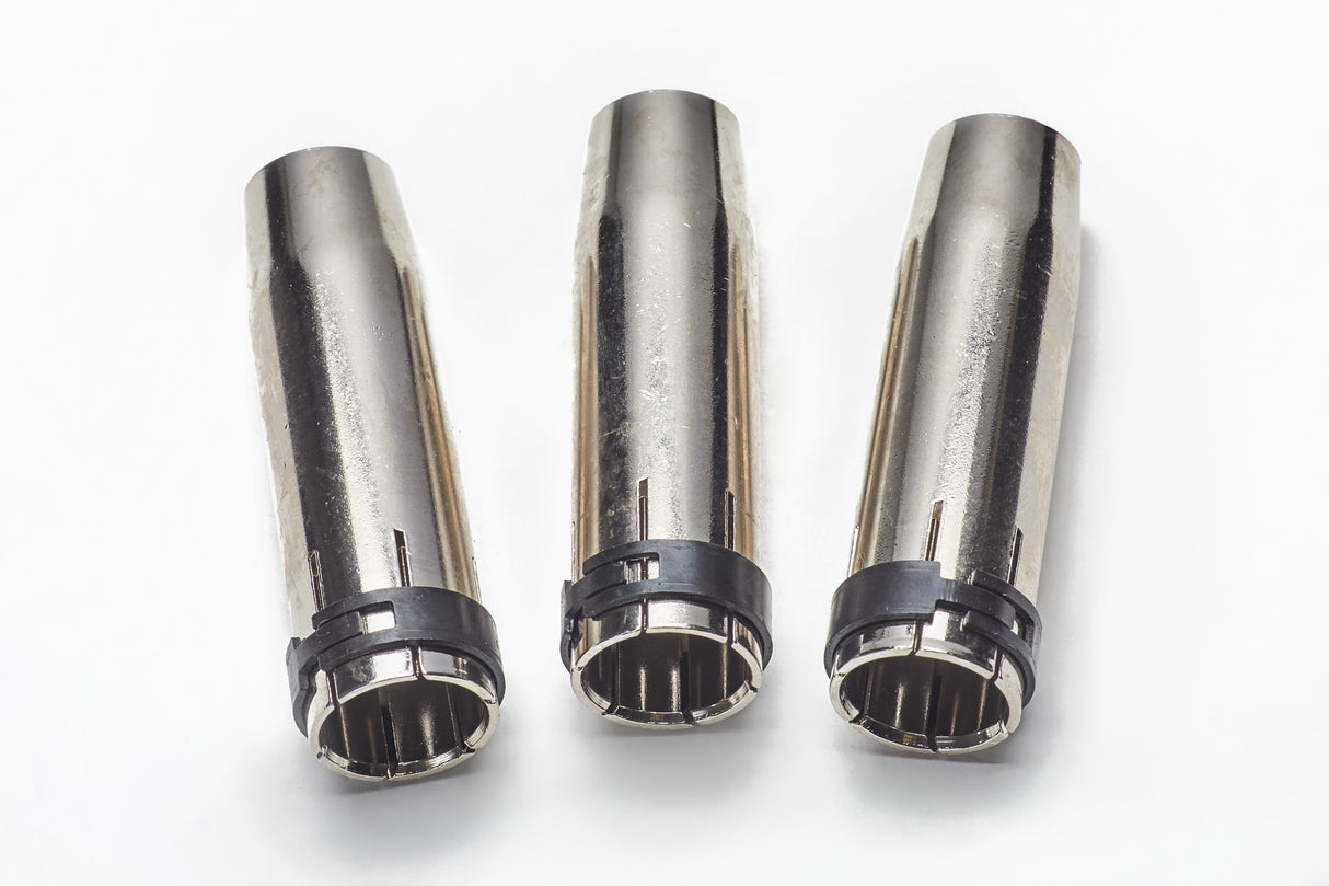 Zestaw dysz gazowych MB 36 fi 16 mm – widok kilku sztuk ułożonych w rzędzie