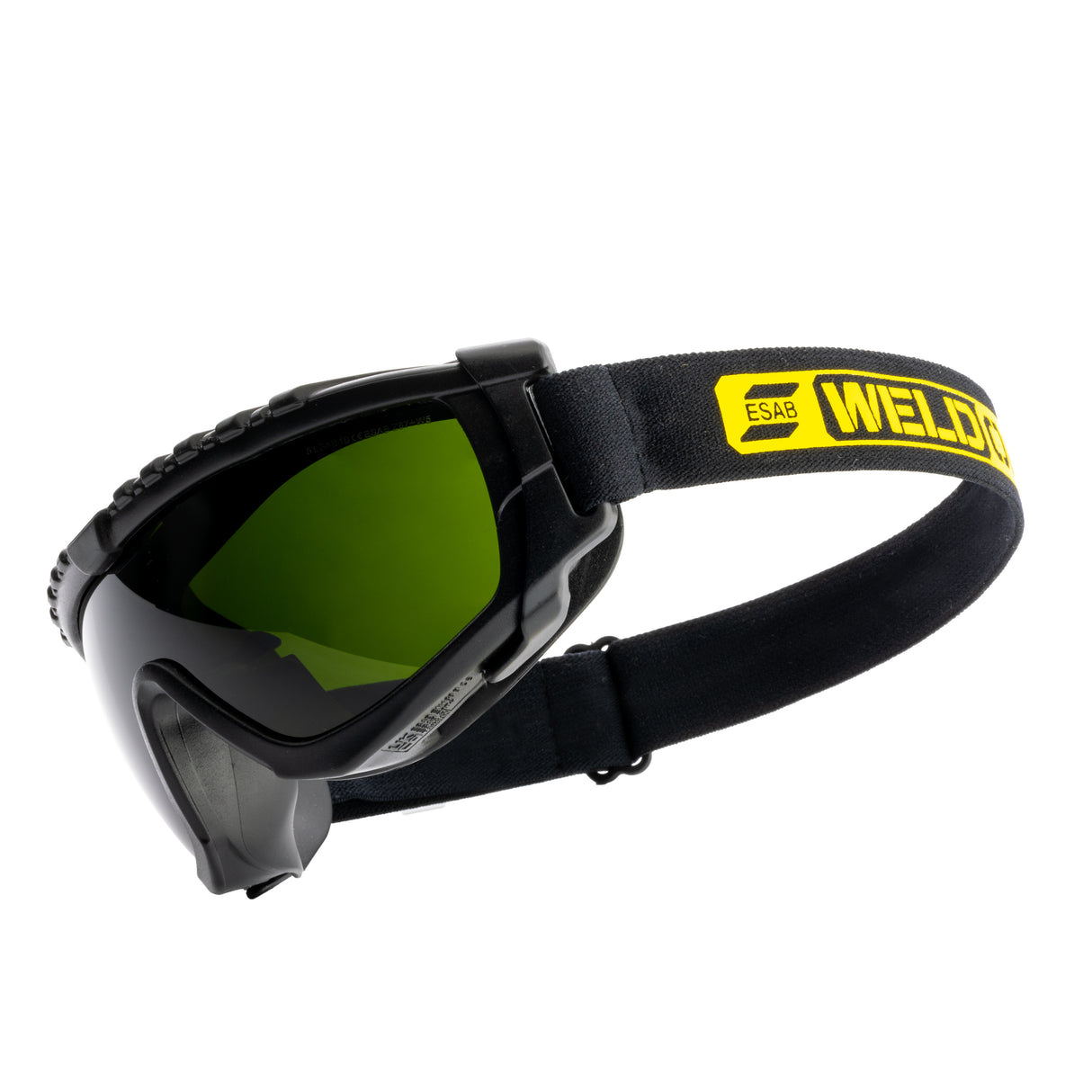 Profesjonalne okulary ochronne ESAB GS-300 SHADE – widok boczny z osłoną boczną