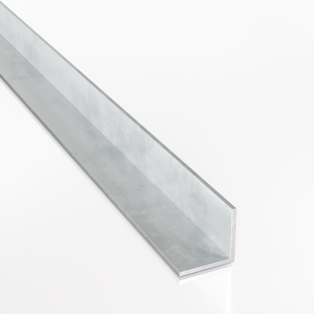 Model 3D kątownika aluminiowego 25x25x2 mm PA38 EN AW-6060