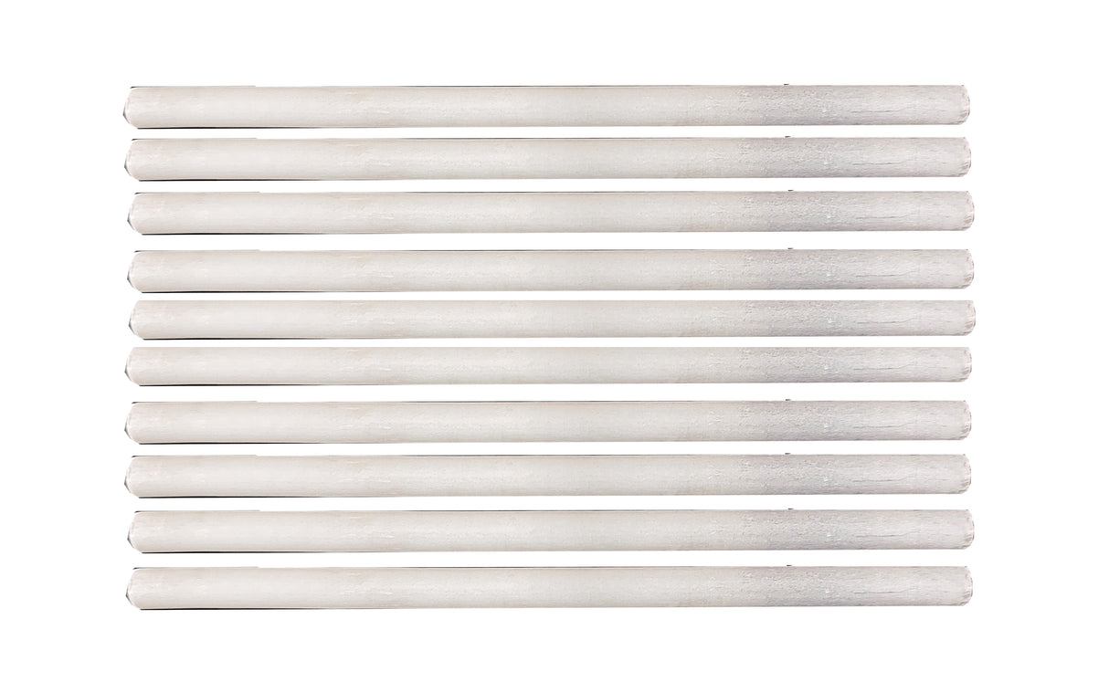 Kreda spawalnicza steatytowa ułożona warstwowo – widok z góry