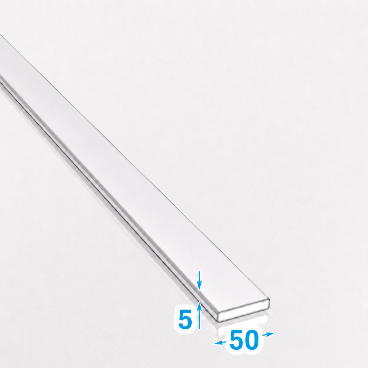 Płaskownik stalowy 50x5 mm gorącowalcowany S235JR
