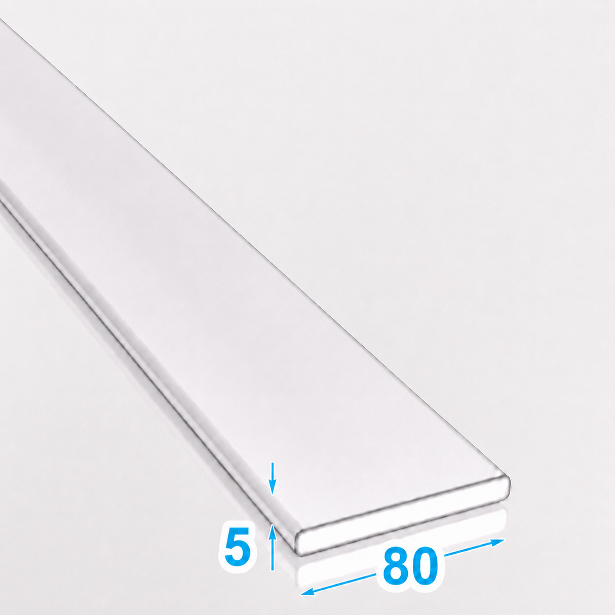 Płaskownik stalowy 80x5 mm gorącowalcowany S235JR