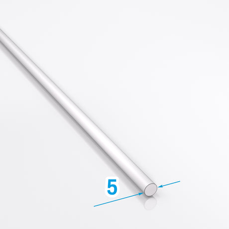 Pręt nierdzewny okrągły fi 5 kwasoodporny INOX AIS304 1.4301