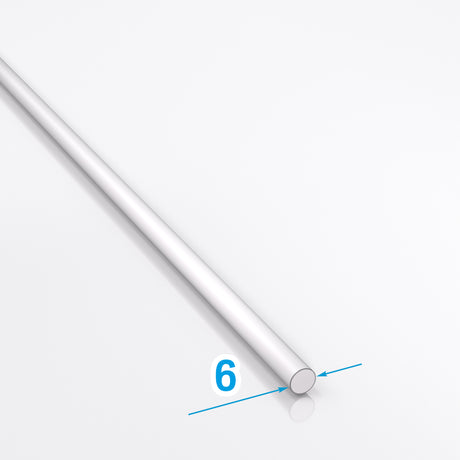 Pręt nierdzewny okrągły fi 6 kwasoodporny INOX AIS304 1.4301