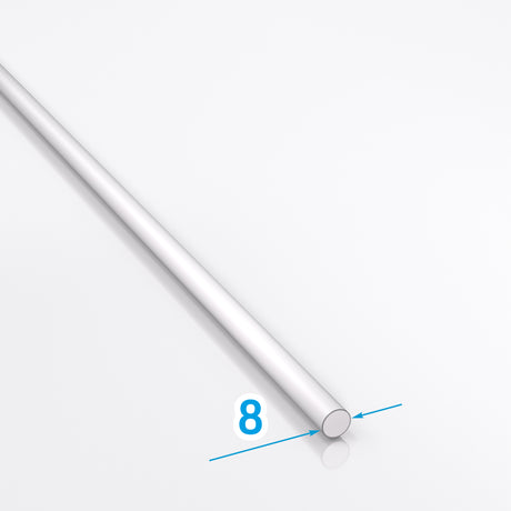 Pręt nierdzewny okrągły fi 8 kwasoodporny INOX AIS304 1.4301