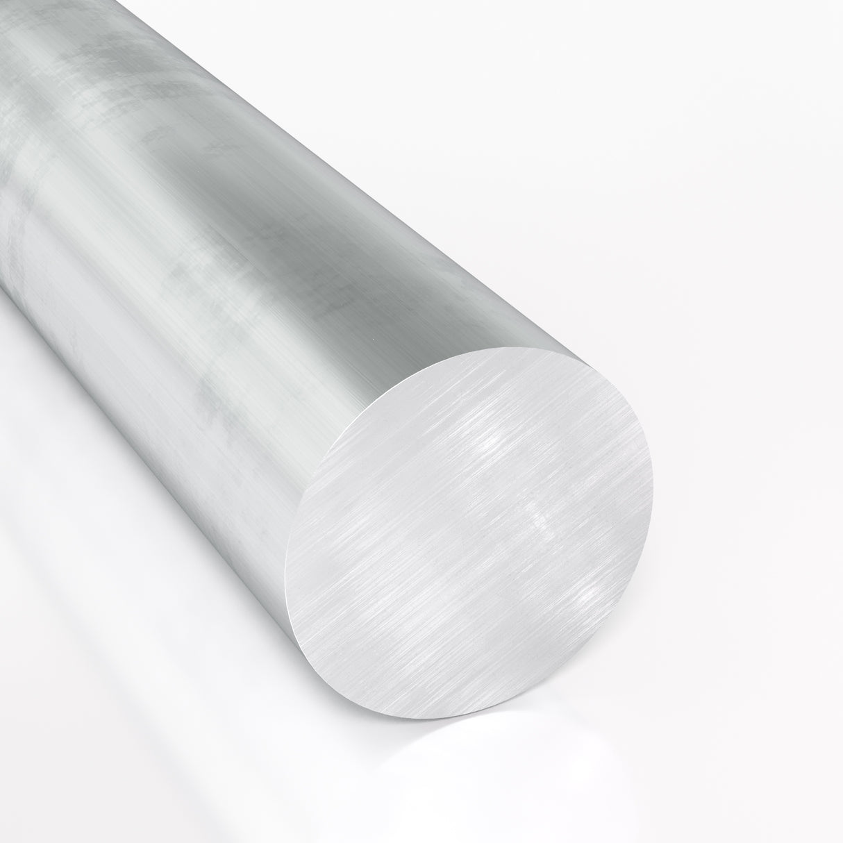 Render 3D pręta aluminiowego okrągłego fi 60 mm - wizualizacji produktu