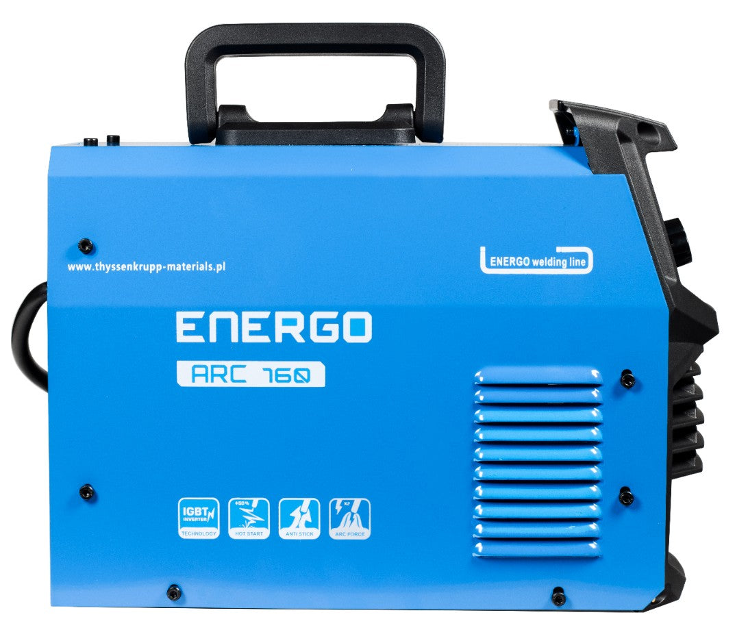 Widok z boku – obudowa z wentylacją i uchwytem transportowym