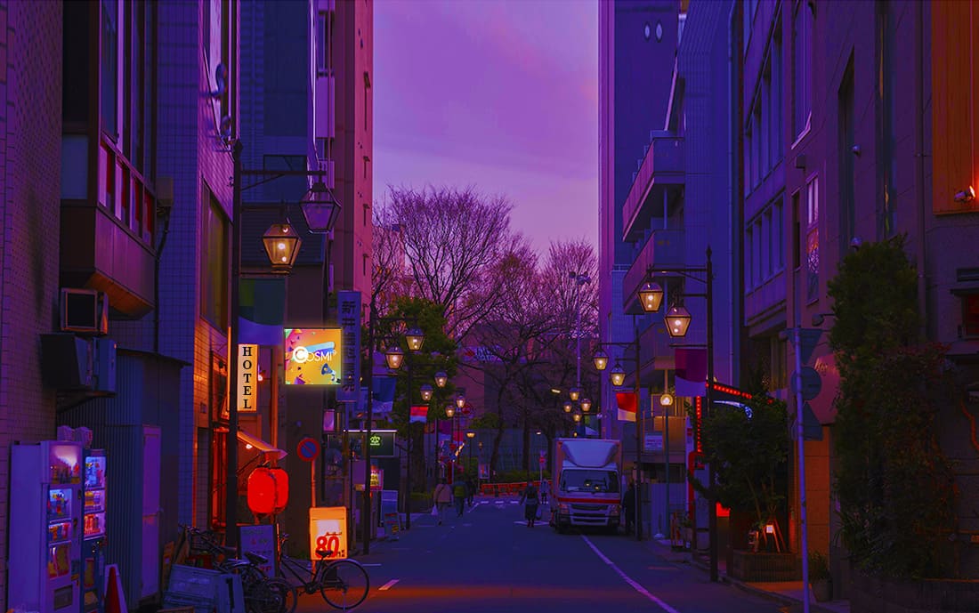 Dwustronny szyld LED Full Color | 700x700 mm | Na zewnątrz