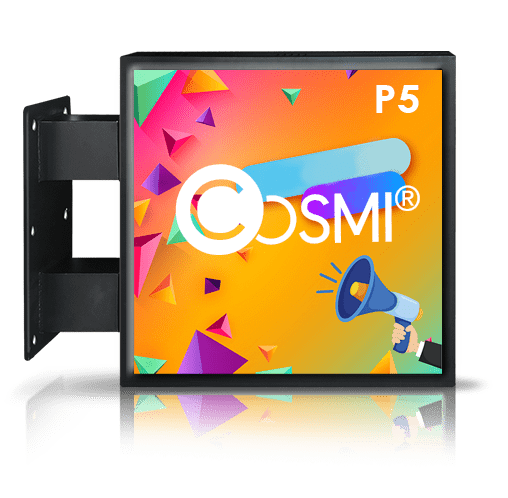 Dwustronny szyld LED Full Color | 700x700 mm | Na zewnątrz