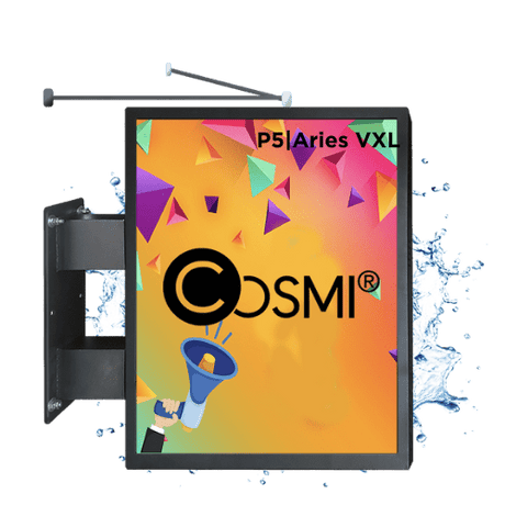 Dwustronny szyld LED Full Color P5 | Prostokątny | Na zewnątrz