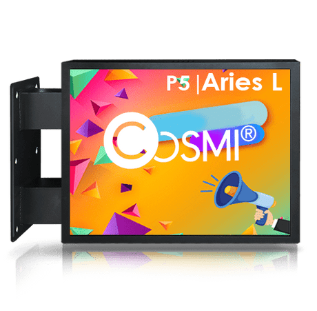 Dwustronny szyld LED Full Color P5 | Prostokątny | Na zewnątrz