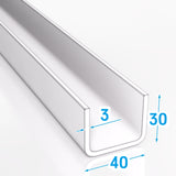 Ceownik stalowy 40x30x3 mm zimnogięty S235JR