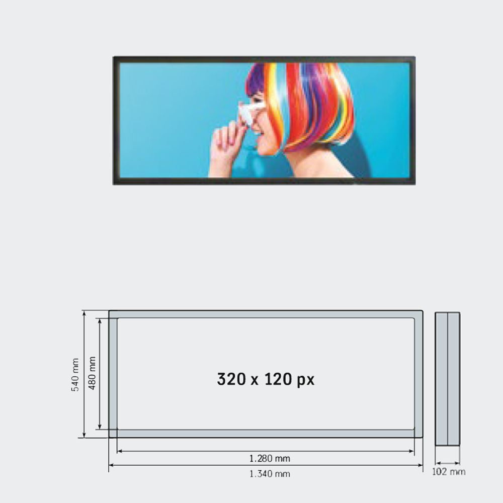 Baner reklamowy LED Full Color P5 – na zewnątrz