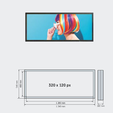 Baner reklamowy LED Full Color P5 – na zewnątrz