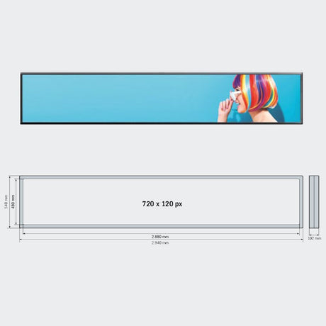 Baner reklamowy LED Full Color P5 – na zewnątrz