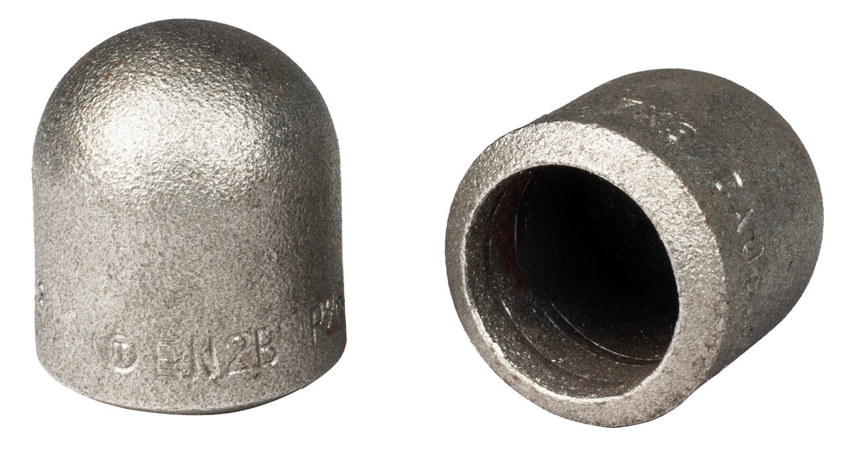 Denko stalowe DN32 o średnicy 42,4 mm – widok z boku na półkulistą formę