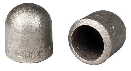 Denko stalowe DN32 o średnicy 42,4 mm – widok z boku na półkulistą formę