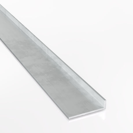 Render 3D kątownika aluminiowego 40x10x2 mm PA38 EN AW-6060 
