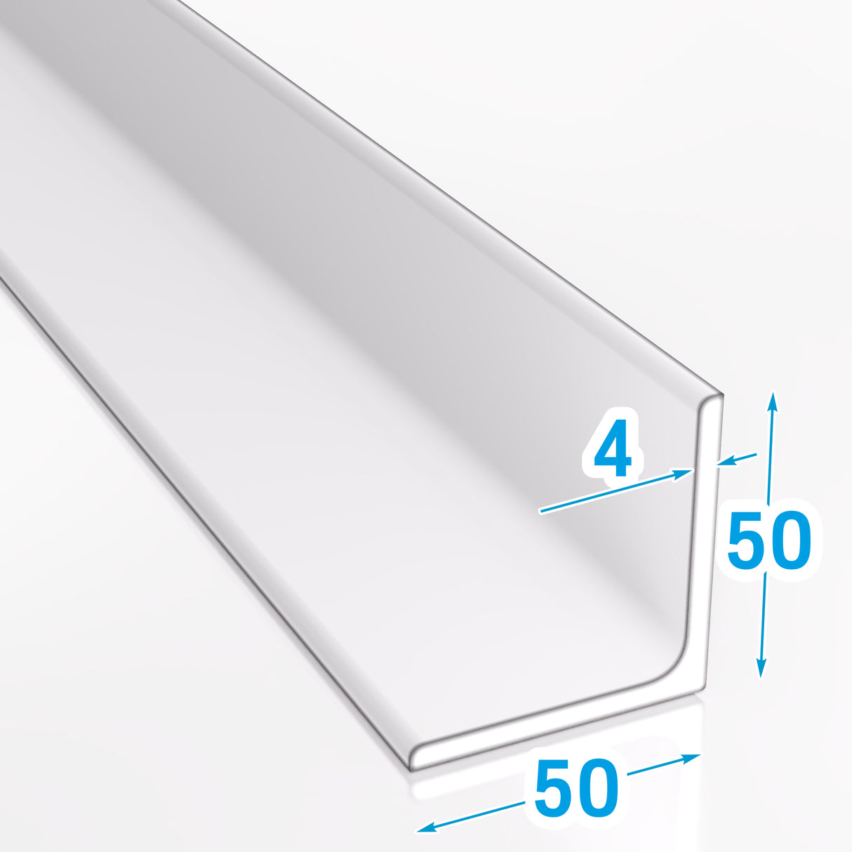 Kątownik stalowy 50x50x4 mm gorącowalcowany S235JR