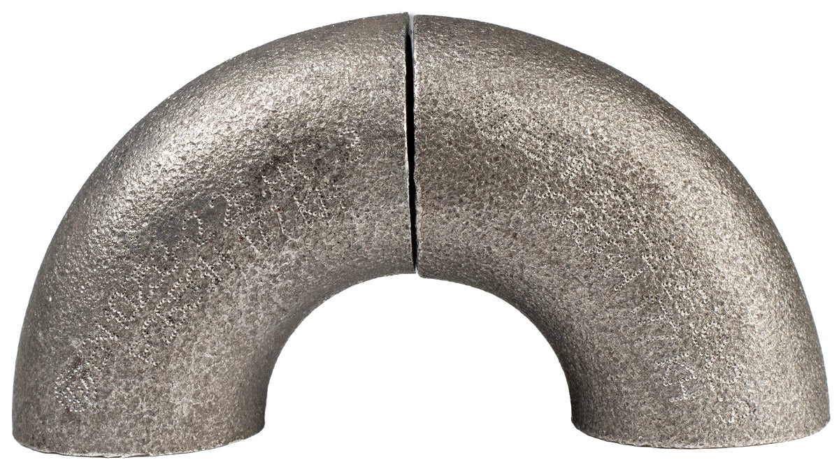 Kolano hamburskie 3/4" (26,9 mm) do spawania, stal P235GH łuk 90° (1.5D), DN20