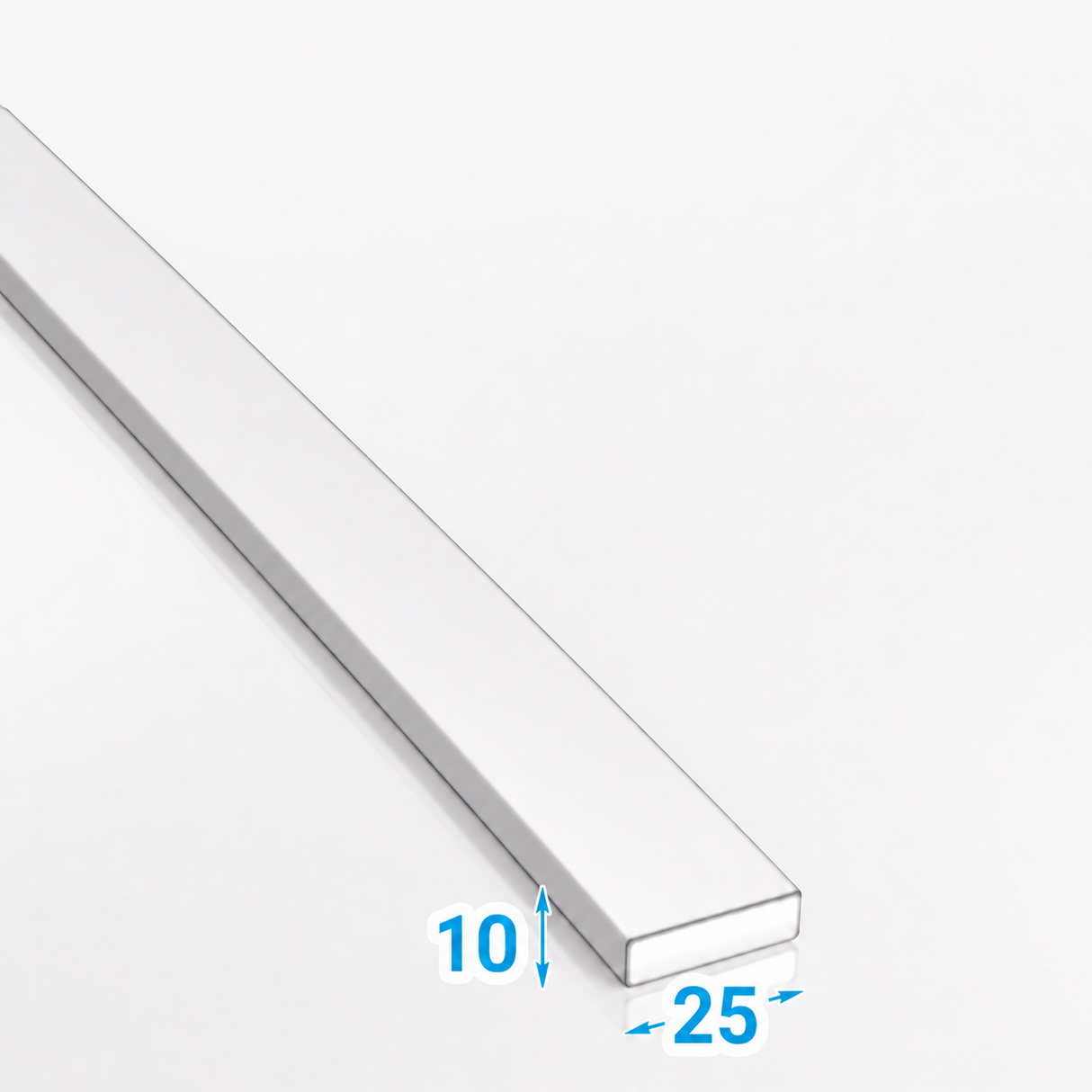 Płaskownik stalowy 25x10 mm gorącowalcowany S235JR