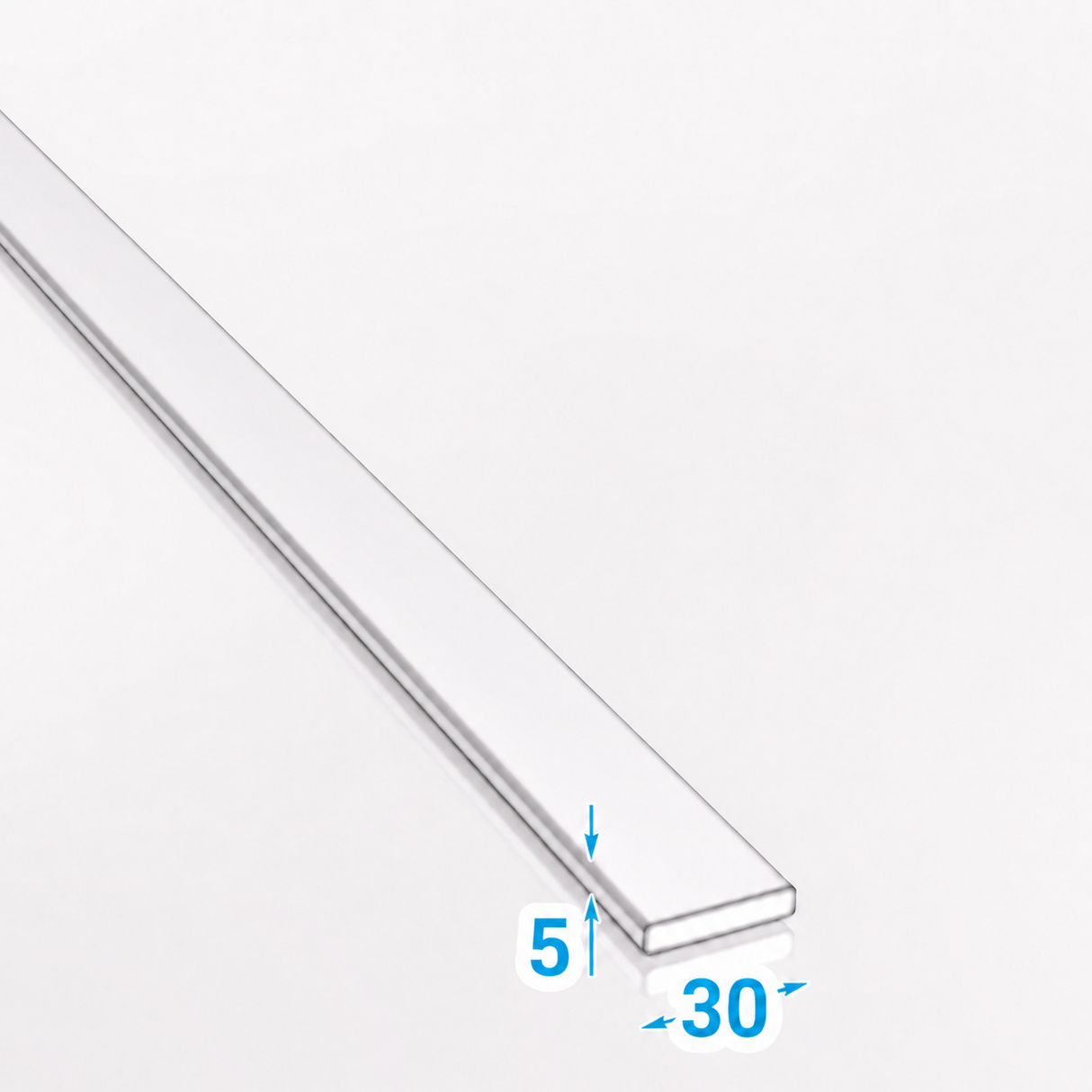 Płaskownik stalowy 30x5 mm gorącowalcowany S235JR