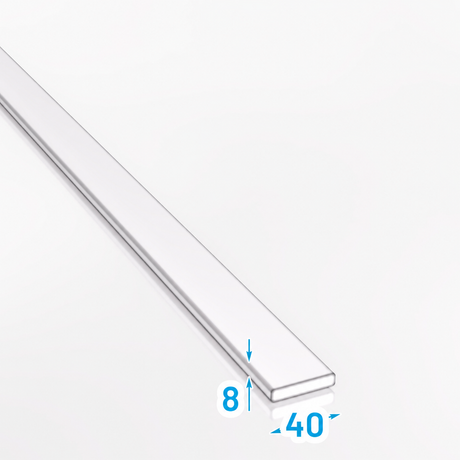 Płaskownik stalowy 40x8 mm gorącowalcowany S235JR