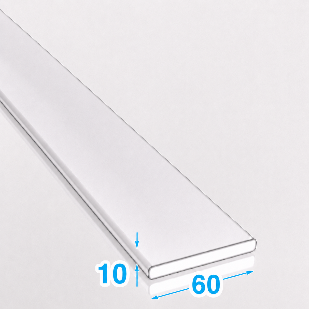Płaskownik stalowy 60x10 mm gorącowalcowany S235JR
