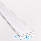 Płaskownik stalowy 60x4 mm gorącowalcowany S235JR