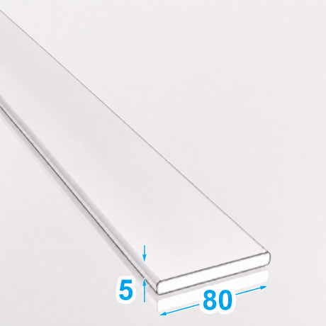 Płaskownik stalowy 80x5 mm gorącowalcowany S235JR
