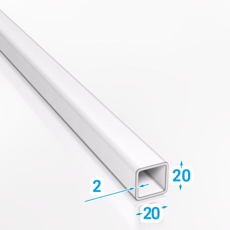 Profil stalowy zamknięty 20x20x2 mm zimnogięty S235JR