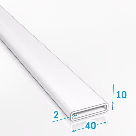 Profil stalowy zamknięty 40x10x2 mm zimnogięty S235JR