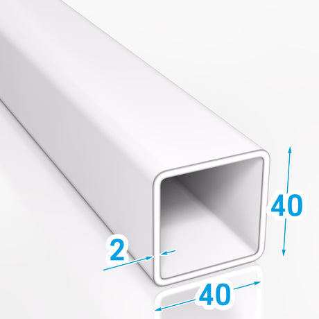 Profil stalowy zamknięty 40x40x2 mm zimnogięty S235JR