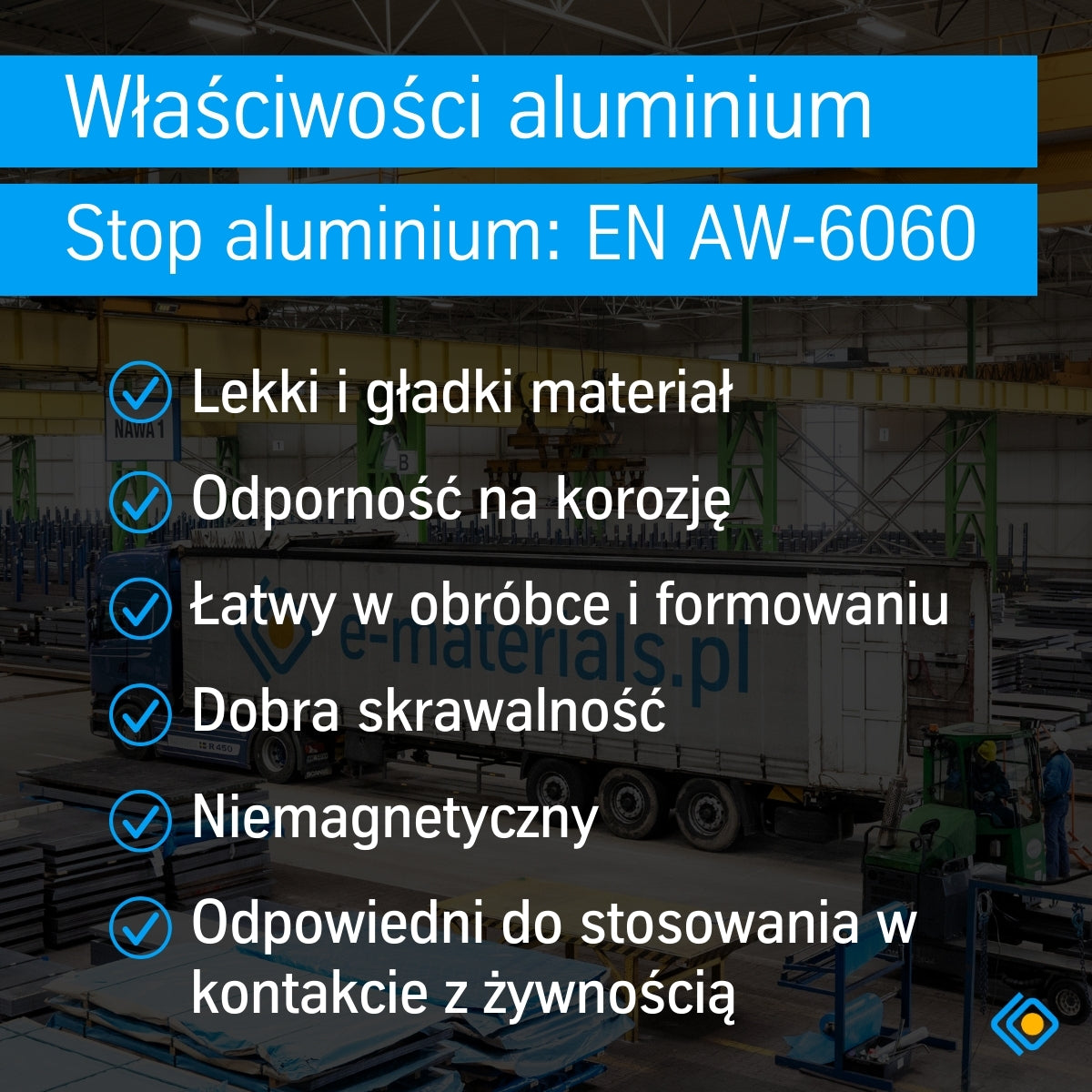 Pręt okrągły aluminiowy fi 20 mm gat.  PA 38 / EN AW-6060 T66