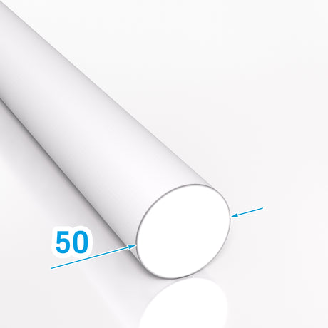 Rysunek techniczny pręta aluminiowego fi 50 mm PA6 EN AW-2017A T4